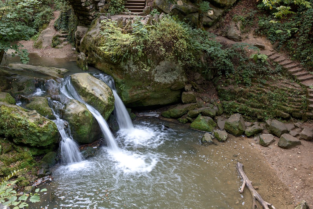 mullerthal luxemburg luxembourg hdr waterval Schiessentumpel Cascade bos bossen natuur natuurgebied wandelroutes